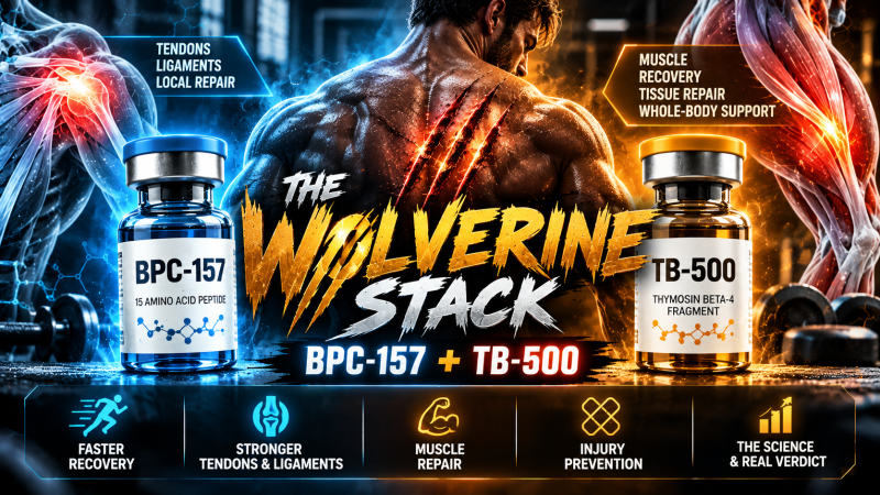 The Wolverine Stack: Why Bodybuilders Combine BPC-157 and TB-500