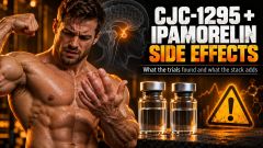 CJC-1295 + Ipamorelin Side Effects: What Each Trial Found, What Users Report, and What the Stack Adds