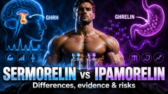 Sermorelin vs Ipamorelin: Differences, Evidence & Risks