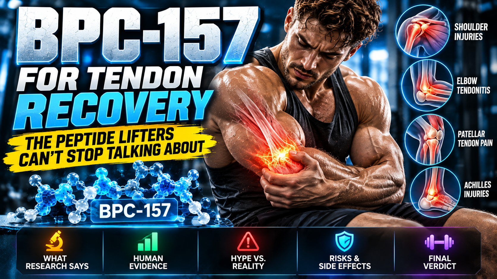 BPC-157 for Tendon Recovery: The Peptide Lifters Can’t Stop Talking About